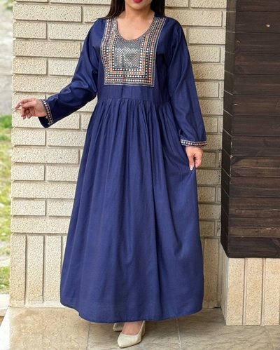  پیراهن ساحلی گلدوزی هندی 6124