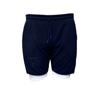 شلوارک کشاله دار ورزشی مردانه ریباک HS-CF سرمه‌ای