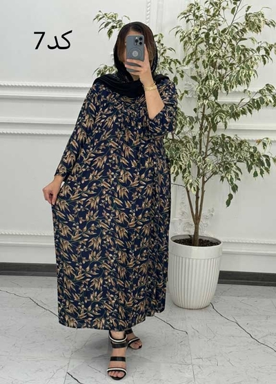 پیراهن پلاس سایز مادربزرگی 6053