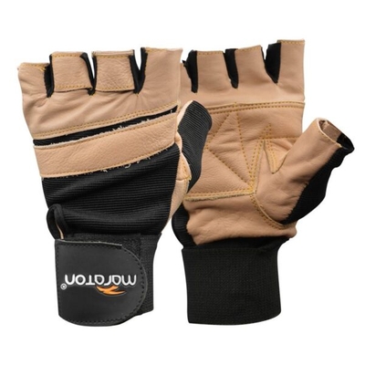 دستکش بدنسازی مردانه ماراتن مدل Classic 450 قهوه ای