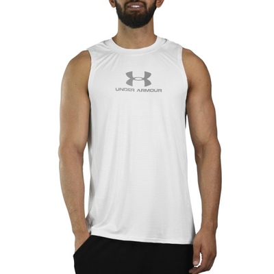 رکابی ورزشی مردانه آندر آرمور مدل mub-8120 سفید