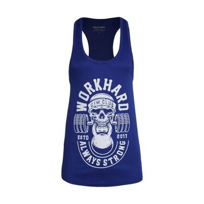 رکابی ورزشی مردانه اسکلتی مدل PY-GYM CLUB آبی