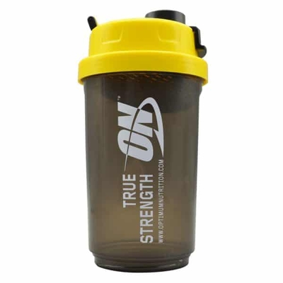 شیکر یک تیکه بدنسازی اوپتیموم نوتریشن مدل Small-True دودی ظرفیت ۰.۶ لیتر