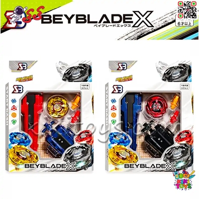 فرفره انفجاری سری جدید BEYBLADE X مدل BB210 + پرتابگر نخ‌کش و ژیروسکوپ
