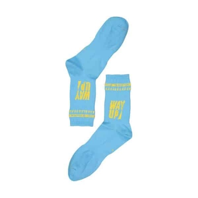 جوراب نیم ساق اسپرت ایسی کلاب مدل WAY UP-900 آبی روشن