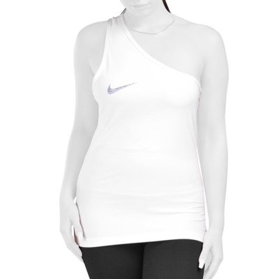 تاپ ورزشی زنانه نایک مدل mub-1295 یک طرفه سفید