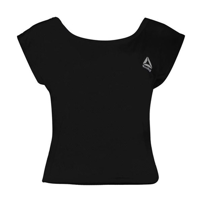 تاپ ورزشی زنانه ریباک Reebok مدل FIL مشکی