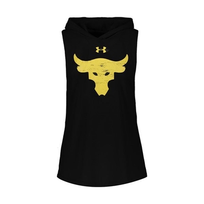 رکابی بدنسازی کلاهدار آندر آرمور مدل راک KACH مشکی