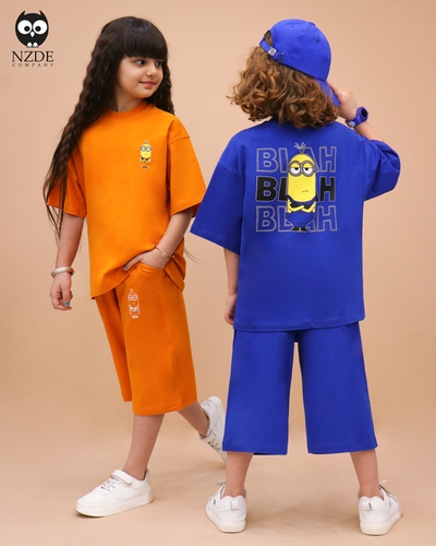 تیشرت شلوارک بگ استایل مینیون‌ NZDE