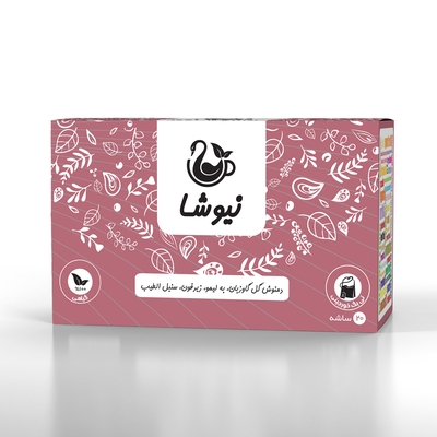 دمنوش گل گاوزبان و به لیمو و زیرفون و سنبل الطیب