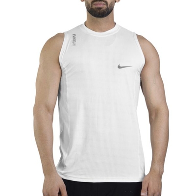 رکابی ورزشی مردانه نایک مدل GMS-Dri Fit-00011  سفید