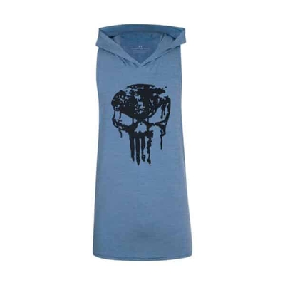 ‫رکابی کلاهدار ورزشی مردانه آندر آرمور مدل پانیشر PY- KACH2 آبی