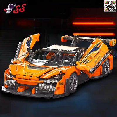 لگو ماشین مک لارن نارنجی MACLAREN 720S GT3 بزرگ برند مویو MOYU 88313