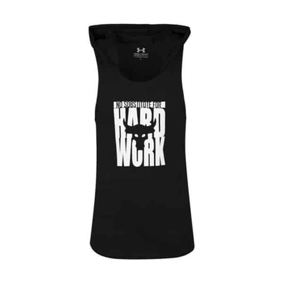 رکابی کلاهدار ورزشی مردانه آندر آرمور مدل PY-JIB WORK HARD مشکی