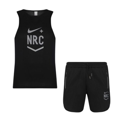 ‫‫ست رکابی و شلوارک ورزشی مردانه نایک مدل NRC مشکی