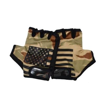 ‫دستکش بدنسازی آندر آرمور مدل GDS-USA طرح STAR 11710 فری سایز