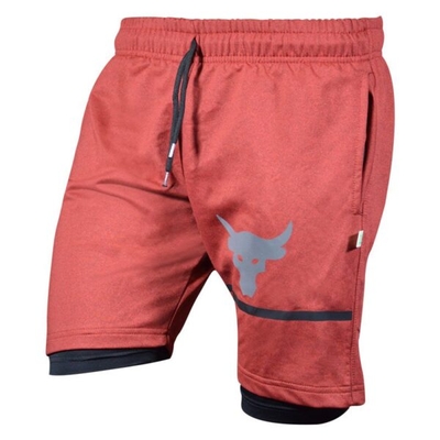 شلوارک کشاله دار ورزشی مردانه آندر آرمور مدل HS-ROCK قرمز