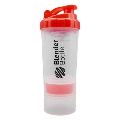 شیکر ورزشی سه تیکه بلندر مدل شفاف AVS ظرفیت ۰.۶ لیتر