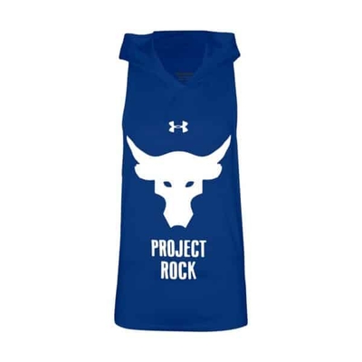 رکابی کلاهدار ورزشی مردانه آندر آرمور مدل PY-ProJect راک آبی