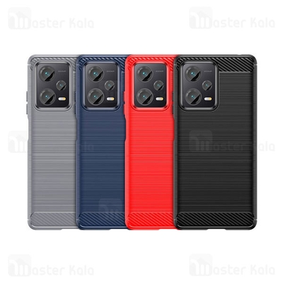 قاب فیبر کربنی شیائومی Xiaomi Redmi Note 12 Pro / Poco X5 Pro Rugged Armor Fiber Carbon