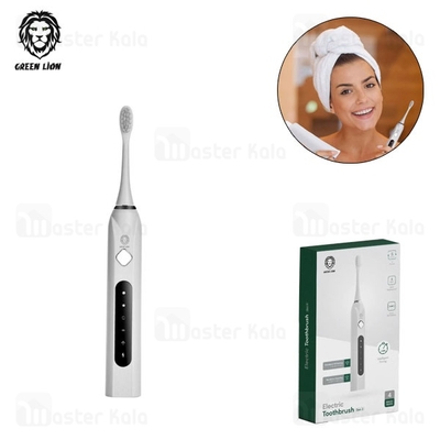 مسواک برقی گرین لاین Green Lion Electric Toothbrush Gen-2 GNELETB2GWH دارای سری اضافه