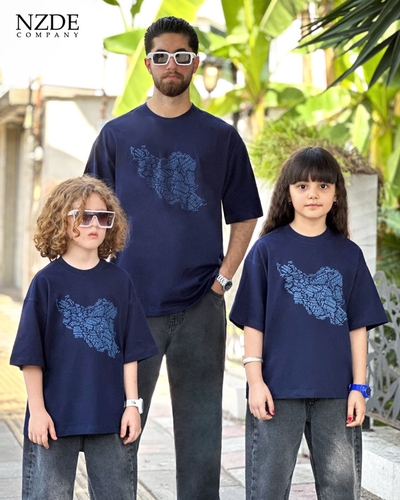 تیشرت ست خانوادگی نقشه ایران NZDE