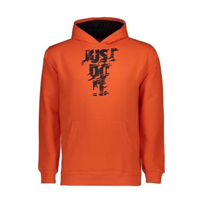 هودی کلاه دار مردانه JUST DO IT نارنجی