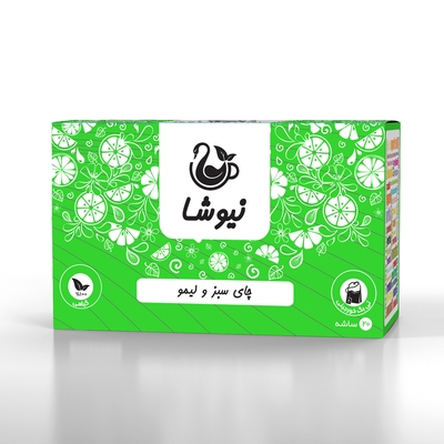 چای سبز و لیمو