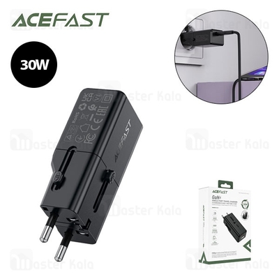 شارژر دیواری و مبدل برق ایس فست ACEFAST Z7 PD30W GaN Fast Charger توان 30 وات