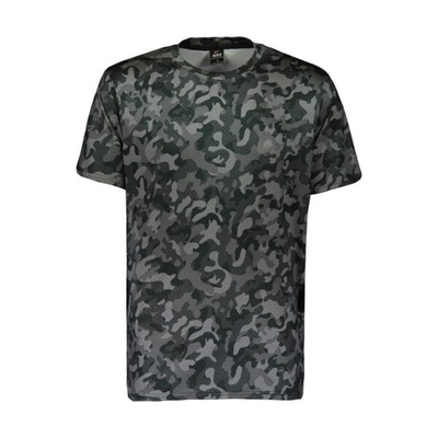 تیشرت ورزشی مردانه نایک مدل MuB-213 چریکی مارپیچ طوسی