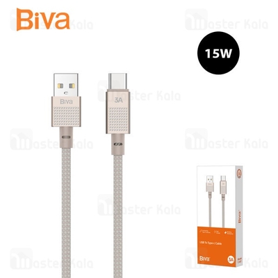 کابل Type-C بیوا Biva C-40T طول 1 متر توان 15 وات