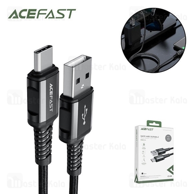 کابل Type-C ایس فست ACEFAST C1-04 طول 1.2 متر شدت جریان 3 آمپر
