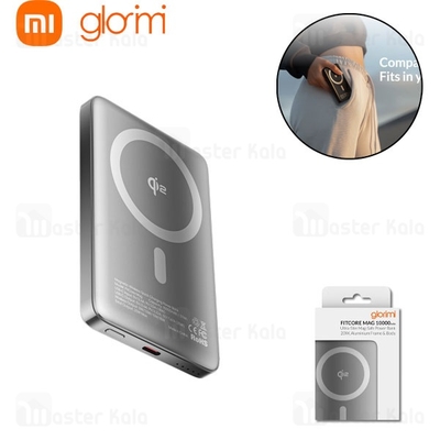 پاوربانک فوق نازک مگنتی 10000 شیائومی گلوریمی Xiaomi Glorimi FitCore Mag توان 20 وات