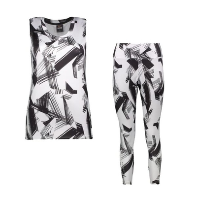 ست لباس ورزشی زنانه تاپ و لگ نایک مدل R-BW