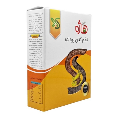 تخم کتان بوداده هاژه ۲۰۰ گرمی