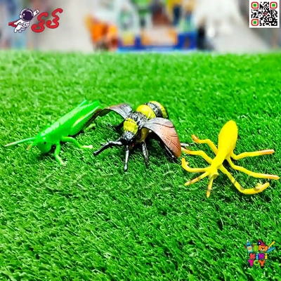 فیگور حیوانات و حشرات و خزندگان اسباب بازی 8 عددی مدل MYSTICAL INSECTS 1038
