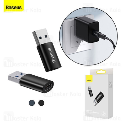 تبدیل OTG یو اس بی به Type-C بیسوس Baseus Ingenuity Mini OTG Adaptor USB 3.1 to Type-C ZJJQ000101