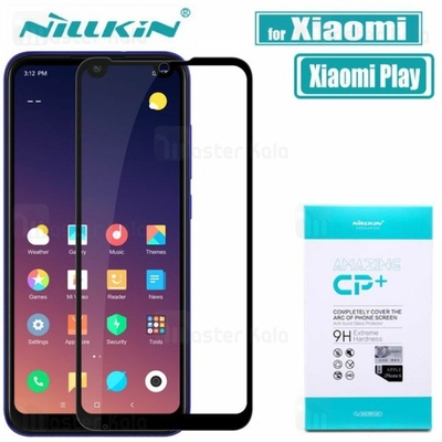 محافظ صفحه شیشه ای تمام صفحه نیلکین شیائومی Xiaomi Mi Play Nillkin CP+ Glass