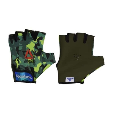 ‫‫دستکش بدنسازی مردانه ریباک مدل GDS طرح چریکی‫