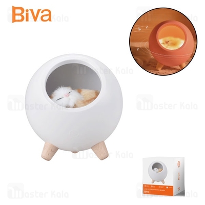 چراغ خواب و اسپیکر فانتزی بیوا Biva NL-04 طرح گربه