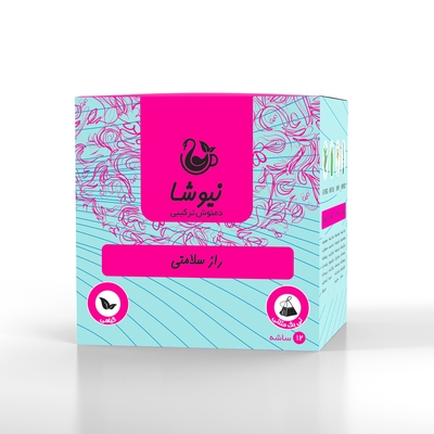 دمنوش راز سلامتی (چای سبز، آلوورا، رازیانه، کاکوتی)