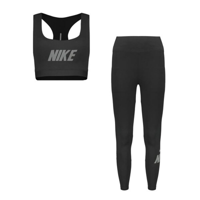 ست نیم تنه و لگ ورزشی زنانه نایکی مدل MuB-1211 مشکی