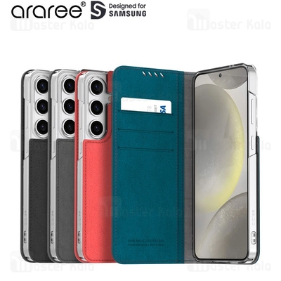 کیف چرمی آراری سامسونگ Samsung Galaxy S24 Plus Araree Mustang Diary