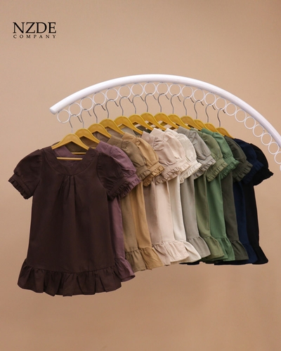 پیراهن دخترانه Linen Life NZDE