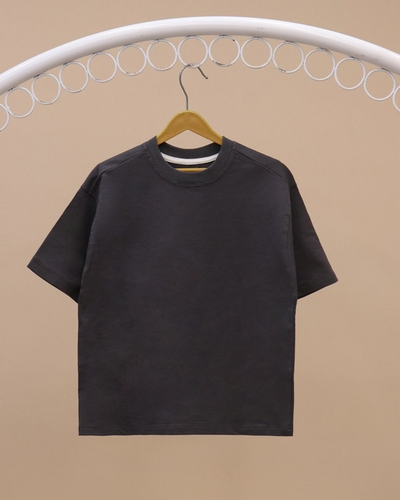 تیشرت دورس charcoal color NZDE