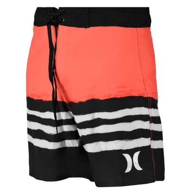 شلوارک فیزیک بدنسازی مردانه هرلی مدل H-1J455 نارنجی مشکی