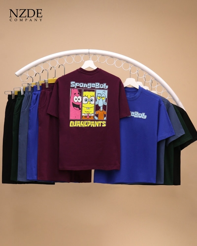 تیشرت شلوارک NZDE SpongeBob