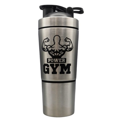 شیکر دو تیکه استیل پاور جیم مدل Easter ظرفیت ۰.۶ لیتر