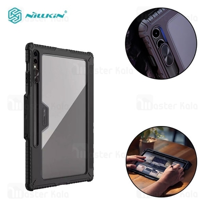 کاور چرمی هوشمند نیلکین سامسونگ Samsung Tab S9 Plus / S10 Plus Nillkin Bumper Leather Case Pro