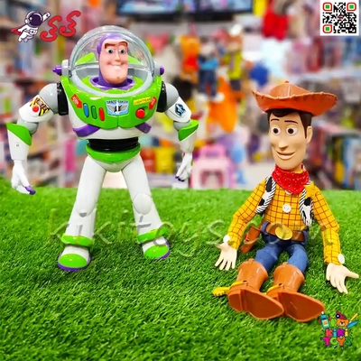 عروسک وودی سخنگو و بازلایتر موزیکال شهر اسباب بازی ها Toy Story 8113